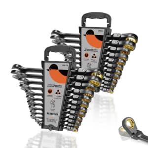 Suzume 24-Piece Flex Head Ratcheting Wrench Set for $59