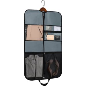 pack all 40" Gusseted Travel Garment Bag for $21