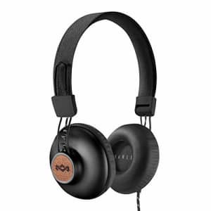 House of Marley Positive Vibration 2: Over-Ear Wired Headphones with Microphone, Plush Ear for $35