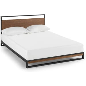 Zinus Suzanne 37" Bamboo and Metal Platform Bed Frame for $123