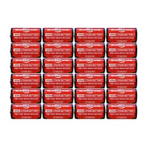 Surefire SF123A Box of 24 123A 3 Volt Lithium Batteries 24-Pack for $39