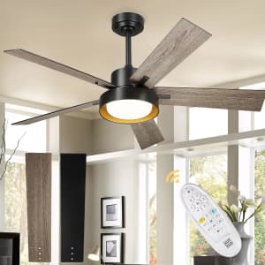 Autelo 52" Ceiling Fan for $60