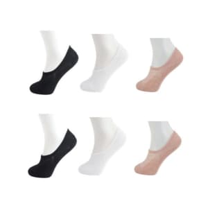 Women's No-Show Socks 6-Pair Pack for $5 Women's No-Show Socks 6-Pair Pack for $5
