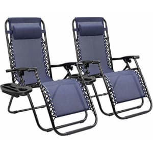 Homall Zero Gravity Chair Patio Folding Lawn Lounge Chairs Outdoor Lounge Gravity Chair Camp for $90