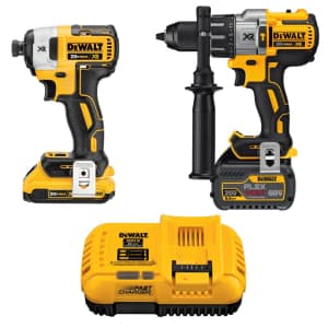 DeWalt Hammer Drill and Impact Driver Combo Kit for $279 DeWalt Hammer Drill and Impact Driver Combo Kit for $279