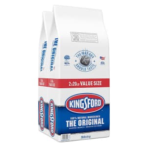 Kingsford Original Charcoal Briquettes 20-lb. Bag 2-Pack for $20 for members