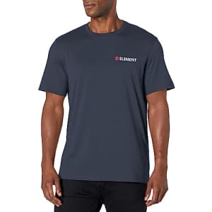 Element Men's Blazin Chest Short Sleeve Tee Shirt, Eclipse Navy for $8