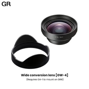 Ricoh GW-4 Wide Conversion Lens for GR III Digital Compact Camera for $180