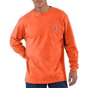 Carhartt Men's K126 Workwear Jersey Pocket Long-Sleeve Shirt (Regular and Big & Tall Sizes), for $30