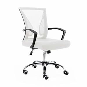 Modern Home Zuna Mid-Back Office Task Chair - Ergonomic Back Supporting Mesh Back Desk Chair for $89