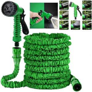 Flexible Expandable Garden Hose w/ Spray Nozzle at eBay: From $9