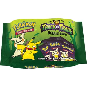 Pokemon Trading Card Game: 2023 Trick or Trade BOOster 50-Count Bundle for $20