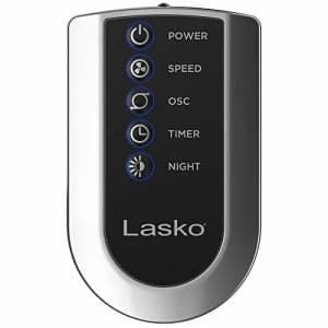 Lasko Portable Electric 42" Oscillating Tower Fan with Nighttime Setting, Timer and Remote Control for $54