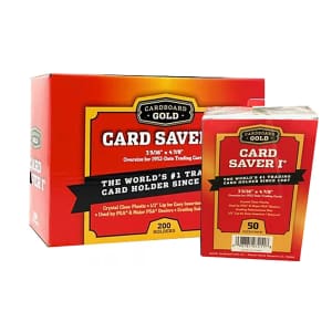 CBG Card Saver Large Semi Rigid PSA Grading Submission Holders 200-Pack for $18 CBG Card Saver Large Semi Rigid PSA Grading Submission Holders 200-Pack for $18