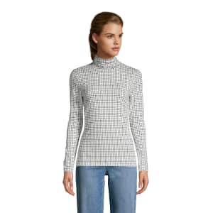 Lands' End Women's Lightweight Fitted Turtleneck for $7 Lands' End Women's Lightweight Fitted Turtleneck for $7