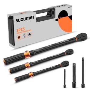 Suzume 3-Piece Torque Wrench Set for $52