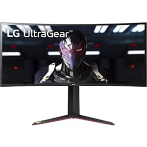 LG 34GN850-B 34-Inch UltraGear Curved QHD 3440x1440 IPS 144Hz HDR G-SYNC Compatible Gaming Monitor for $399
