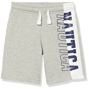 Nautica Boys' Big Solid Pull-On Short, Grey Heather Graphic, 14-16 for $26
