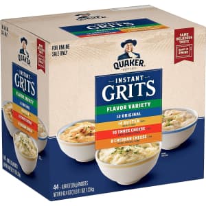Quaker Oats Instant Grits Variety 44-Pack for $9.41 via Sub & Save