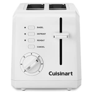 Cuisinart CPT-122 2-Slice Compact Plastic Toaster (White) for $48