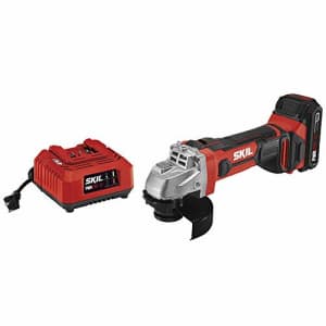 Skil 20V 4-1/2 Inch Angle Grinder, Includes 2.0Ah PWRCore 20 Lithium Battery and Charger - AG290202 for $69