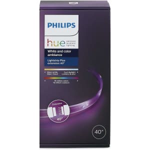 Philips Hue LightStrip Plus Dimmable LED Smart Light Extension (Requires Lightstrip Base & Hue Hub, for $22 Philips Hue LightStrip Plus Dimmable LED Smart Light Extension (Requires Lightstrip Base & Hue Hub, for $22