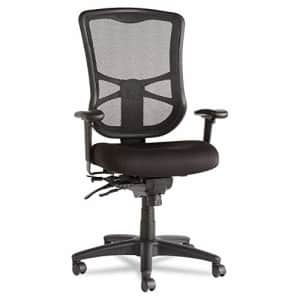 Alera ALEEL41ME10B Alera Elusion Series Mesh High-Back Multifunction Chair, Black for $443