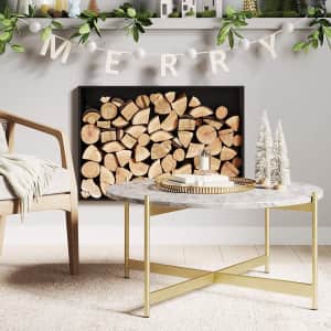 Nathan James Piper Faux Marble Coffee Table for $86