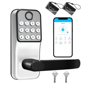 Olumat Smart Lock for Front Door for $48