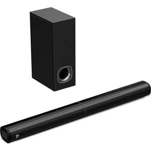 2.1-Channel Sound Bar w/ Subwoofer for $101