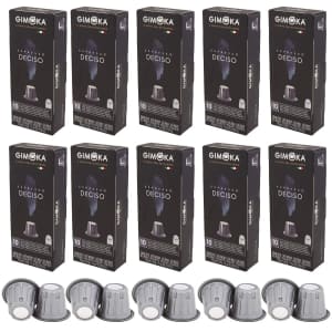 Gimoka Nespresso Compatible Espresso Coffee Capsules 100-Pack for $20 via Sub & Save Gimoka Nespresso Compatible Espresso Coffee Capsules 100-Pack for $20 via Sub & Save