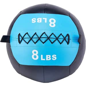 BalanceFrom 8-Lb. Weighted Medicine Ball for $43