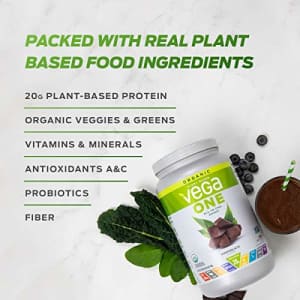 Vega One Meal Replacement Plant Based Protein Powder, Vegetarian, Organic, Berry, 24.3 oz for $44 Vega One Meal Replacement Plant Based Protein Powder, Vegetarian, Organic, Berry, 24.3 oz for $44