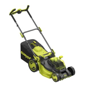 Sun Joe 48V iON+ Cordless 16" Lawn Mower (No Battery) for $104 Sun Joe 48V iON+ Cordless 16" Lawn Mower (No Battery) for $104