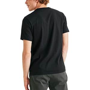 Dockers Men's Slim Fit Short Sleeve Tee Shirt, (New) Mineral Black, X-Large for $6