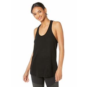 Splendid Women's Studio Activewear Athletic Fitness Workout Racerback Tank, Black, M for $9