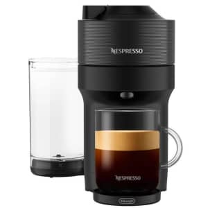 Nespresso Vertuo Pop+ Coffee Maker & Espresso Machine for $100