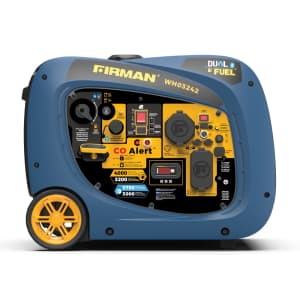 Firman 4,000W Electric Start Dual Fuel Inverter Generator for $400 Firman 4,000W Electric Start Dual Fuel Inverter Generator for $400