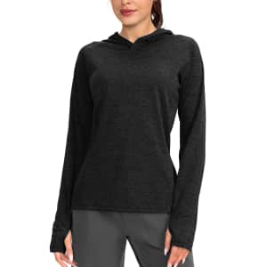 Women's UPF 50+ Sun Protection Lightweight Hoodie for $13 Women's UPF 50+ Sun Protection Lightweight Hoodie for $13