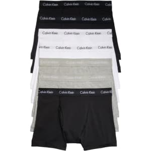 Calvin Klein Men's Underwear 7-Packs at Amazon: for $45
