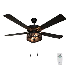 Canora 52" Brinker Urban Caged 5-Blade Ceiling Fan for $185 Canora 52" Brinker Urban Caged 5-Blade Ceiling Fan for $185