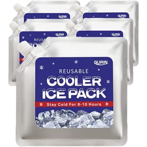 Gurin Resuable Cooler Ice Packs 5-Pack for $8