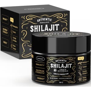 Taolemi Shilajit Resin 50g Jar for $10 Taolemi Shilajit Resin 50g Jar for $10