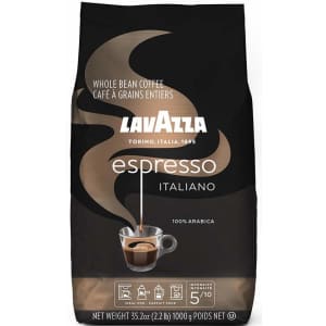 Lavazza Espresso Italiano Whole Bean Coffee 2.2-lb. Bag for $10 via Sub & Save