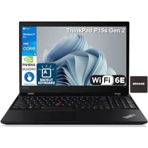 Lenovo ThinkPad P15s 15.6" Touchscreen FHD Mobile Workstation Business Laptop Computer, Intel Core for $959