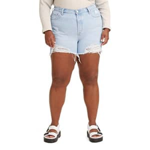 Levi's Women's Plus-Size 501 Original Shorts, (New) Samba Oja-Light Indigo, 22 for $20