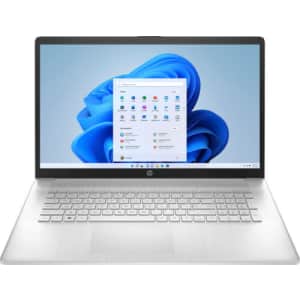 HP 11th-Gen. i5 17.3" Laptop w/ 256GB NVMe SSD for $400 in cart