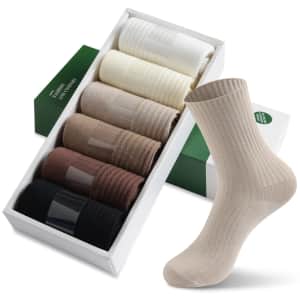 Women's Ankle Socks 6-Pair Pack for $5