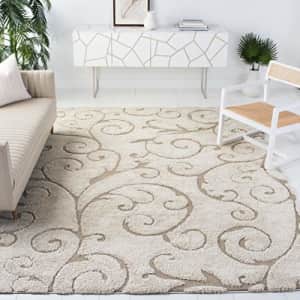 Safavieh Florida Shag Collection SG455-1113 Scrolling Vine Graceful Swirl Area Rug, 4' Square, for $62 Safavieh Florida Shag Collection SG455-1113 Scrolling Vine Graceful Swirl Area Rug, 4' Square, for $62