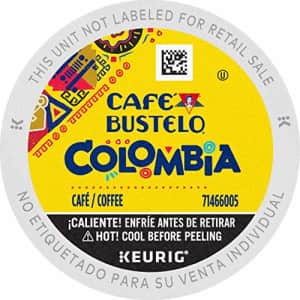 Cafe Bustelo Caf Bustelo 100% Colombian Medium Roast Coffee, 72 Keurig K-Cup Pods for $7